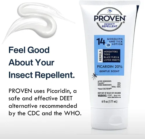 Vista 2 de Proven - Loción repelente de insectos, mantiene a los mosquitos, garrapatas y moscas alejados, repelente alternativo al DEET, hasta 14 horas