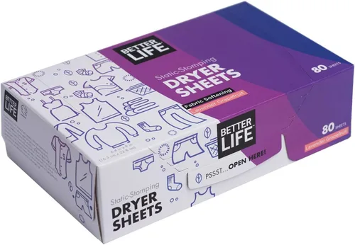 Vista 3 de Better Life Hojas secadoras naturales, pomelo lavanda, 80 unidades, paquete de 2, 24221