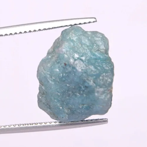 Vista 2 de REAL-GEMS Piedra preciosa de aguamarina rara áspera suelta de 13.15 ct Aguamarina certificada, piedra suelta aguamarina aguamarina para decoración