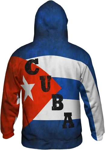 Vista 2 de Yizzam - Sucio Cuba - Allover Print - Suéter con capucha para hombre