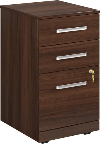 Vista 10 de OfficeWorks by Sauder Affirm - Archivo móvil de 3 cajones, acabado clásico cereza Cereza Clásico