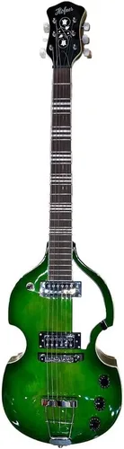 Vista 2 de Hofner Ignition Pro - Guitarra para violín, color verde