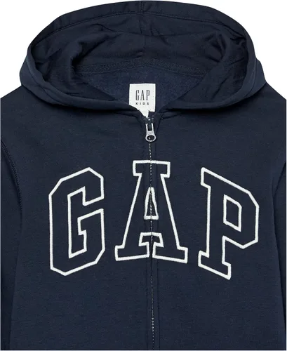 Vista 27 de GAP Sudadera con capucha y cremallera completa con logotipo para niños