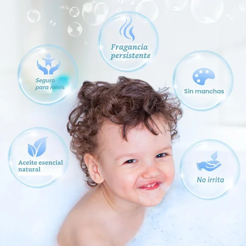 Vista 6 de Bombas de baño para niños, 24 bombas de baño con sorpresa que brilla en la oscuridad en el interior, burbujas coloridas naturales y orgánicas