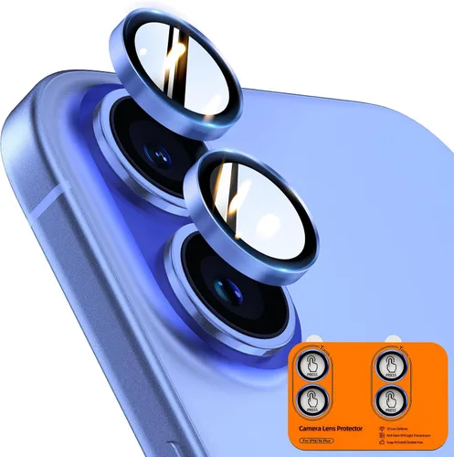 Vista 75 de TOCOL Protector de lente de cámara para iPhone 13 / iPhone 13 Mini vidrio templado HD individual resistente a los arañazos, accesorios compatibles