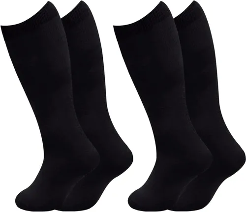 Vista 5 de Calcetines de fútbol para niños, calcetines de fútbol para niñas, calcetines de fútbol a rayas, calcetines altos hasta la rodilla, calcetines