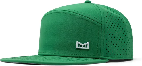 Vista 25 de melin Trenches Icon Hydro, Gorra Snapback de Rendimiento, Gorras de Visera Plana Resistente al Agua para Hombres y Mujeres, para Golf, Correr o Negro