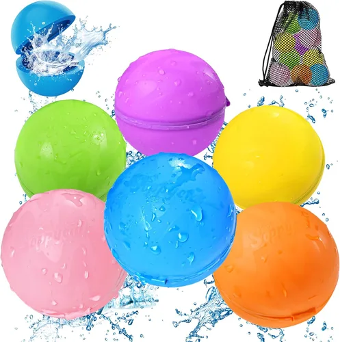 Vista 10 de SOPPYCID - Globos de bomba de agua reutilizables, juguete de verano, juguete de agua para niños y niñas, juguetes de piscina y playa para niños de 3