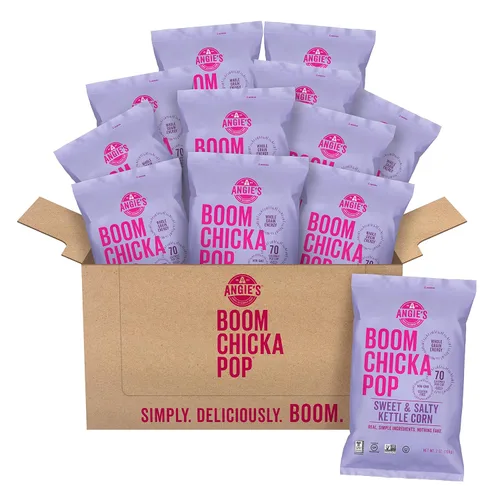 Vista 12 de Angie's BOOMCHICKAPOP - Maíz, bolsa de 5.5 onzas (paquete de 12 bolsas)