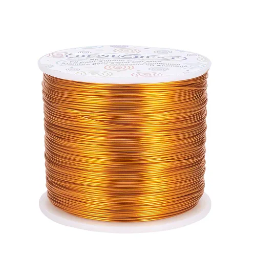 Vista 40 de BENECREAT -Alambre de aluminio para joyería de calibre 9, 55 pies, alambre metálico flexible para esculpir, ideal para manualidades de Halloween