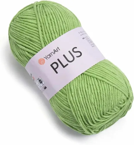 Vista 8 de YarnArt Jeans Plus - Hilo de mezcla de algodón suave, 100g (3.5 onzas), 160m (174 yardas), 55% algodón, 45% acrílico, grosor medio #4, ideal