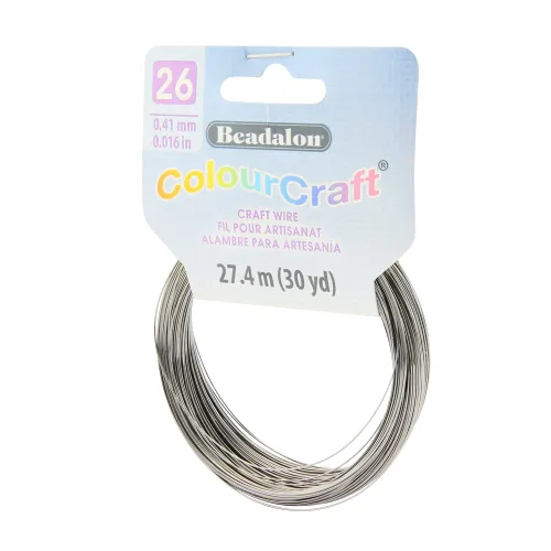 Vista 22 de Beadalon ColourCraft - Alambre para hacer joyas, artesanía pesada, núcleo de cobre estructural, calibre 16, bobina de cobre de 2.3 yardas