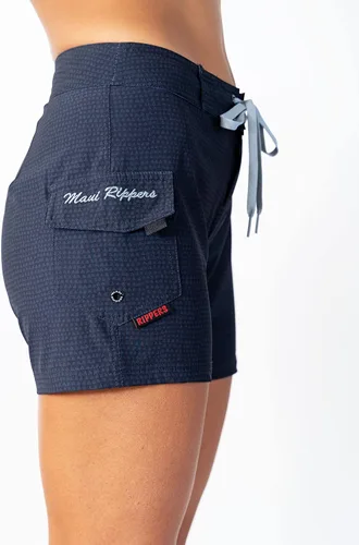 Vista 2 de Maui Rippers - Pantalones cortos de natación para mujer, elástico en 4 direcciones, 5 pulgadas