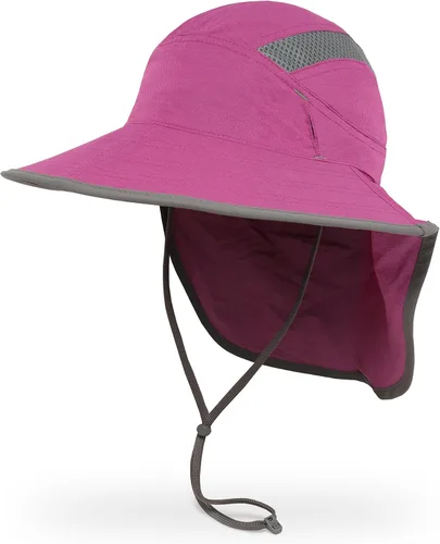 Vista 18 de Sunday Afternoons Ultra Adventure Hat UPF 50+ Sun Hat Reverse Split Brim, Sunglass Lock, neck cape, side mesh panels, moisture-wicking sweatband