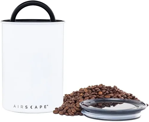 Vista 12 de Planetary Design Airscape Contenedor de café de acero inoxidable Contenedor de almacenamiento de alimentos Tapa hermética patentada de EE. UU.