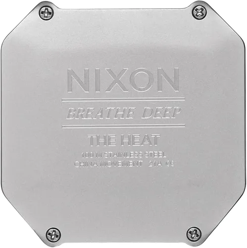 Vista 4 de NIXON Heat A1320 - Reloj digital para hombres y mujeres 3281ft resistente al agua para entrenamiento y correr relojes deportivos ultra finos