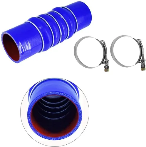 Vista 5 de Manguera de refrigerante superior con abrazaderas para Kenworth Peterbilt F50-6308 28359