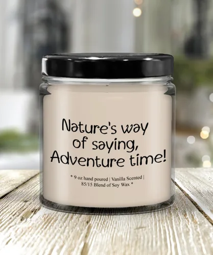 Vista 3 de Baby Announcement Gift Candle for her Funny Mother's Day Wife Gifts for New Mom or Parents Gift idea Pregnancy Gift Christmas Nature's Way of Saying
