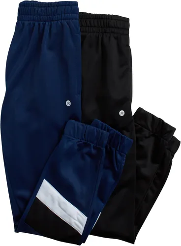 Vista 5 de RBX Pantalones deportivos para niños Paquete de 4 pantalones deportivos de calentamiento de tricot (tamaño 4-20)