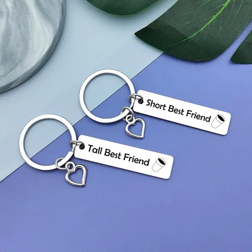 Vista 5 de Vadaka Llavero de amigos para mujeres, amantes del café, regalo de amistad, llavero para niñas, mejores hermanas, regalos de cumpleaños para mejores