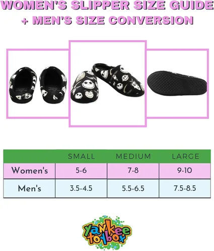 Vista 2 de The Nightmare Before Christmas Jack Sally - Pantuflas para mujer