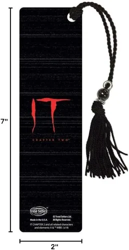 Vista 4 de IT Chapter Two – Pennywise – Evil Within IT – Marcapáginas brillante con borla para regalar y coleccionar USBMP819