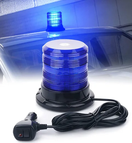 Vista 9 de LUMENIX 60 luces LED estroboscópicas para carretilla elevadora para camiones magnéticos/montaje de tornillo, remolque, vehículos de construcción