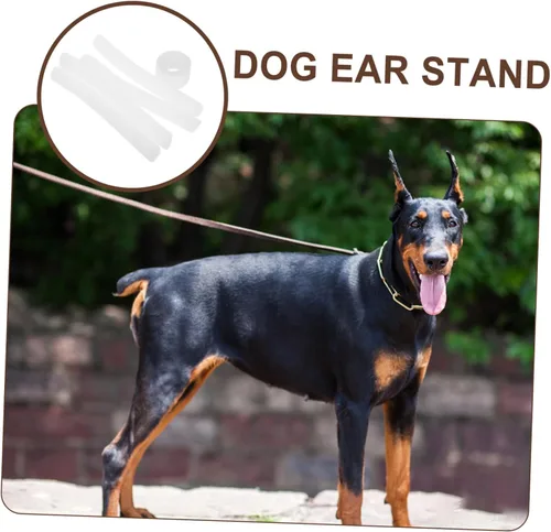 Vista 7 de 1 juego de varillas para orejas de perro, soporte duradero para orejas para razas Doberman, kit de accesorios para mascotas, fácil de usar, kit