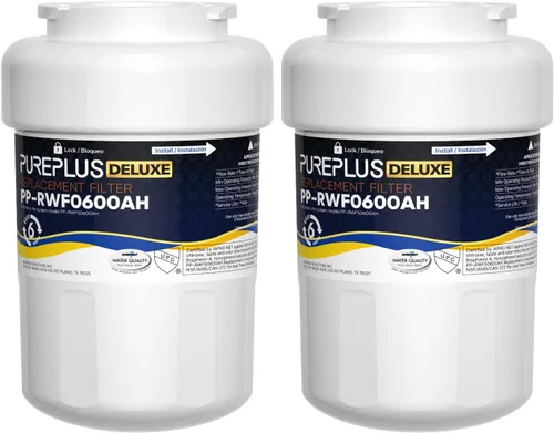 Vista 14 de PUREPLUS Filtro de agua para refrigerador RWF0600A para GE MWF, paquete