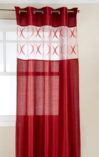 Vista 5 de Editex Home Textiles Scala - Panel para ventana, 56 x 84 pulgadas, color negro