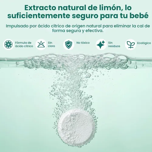 Vista 9 de Tiny Marvels Powerful Descaling Tablets for Baby Bottle Washer