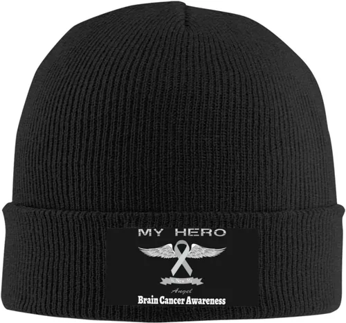 Vista 2 de Gorro unisex elástico, suave y cálido, gorro de punto para hombres y mujeres