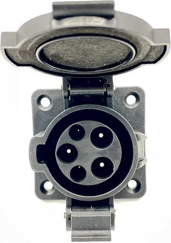 Vista 2 de SAE J1772 Tipo 1 Entrada de zócalo para Cargadores de Nivel 1 y Nivel 2 de J1772 Lado de Vehículo EV Conector Socket 16A/32A/50A