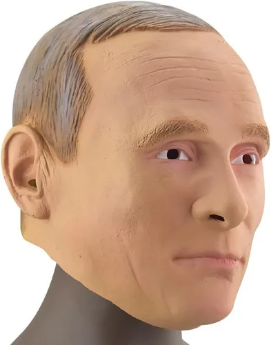 Vista 5 de TABKER Máscara de látex de Joe Biden para Halloween, del presidente ruso, Vladimir Putin, máscara de látex, cascos, máscara de disfraces, fiesta