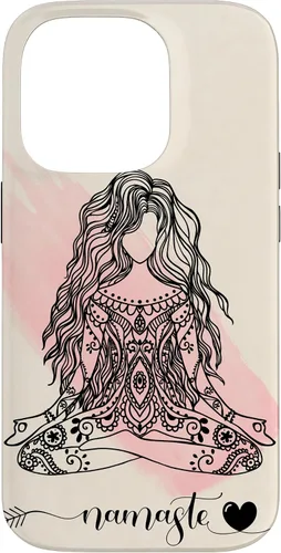 Vista 17 de Namaste Mandala Hippie Yoga Woman Meditation Spiritual Gift Case for iPhone 17