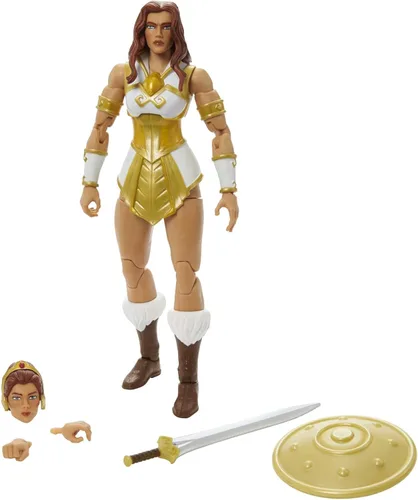 Vista 5 de Masters Of The Universe Masterverse Collection, figuras de batalla MOTU Teela de 7 pulgadas para contar historias, juego y exhibición, regalo