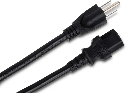 Vista 2 de Hosa PWC-403 IEC C13 a NEMA 5-15P Cable de alimentación, 3 pies