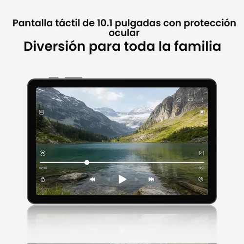 Vista 5 de COLORROOM Tablet Android16, tabletas de 10 pulgadas, CPU Octa Core, 24GB+64GB+512GB de expansión, batería de 6000 mAh+carga rápida de 18 W, WiFi