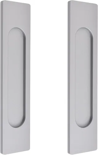 Vista 12 de MOROBOR Tiradores de puerta corredera ovalados autoadhesivos de 7.087 in, 2 manijas de aleación de aluminio sin perforaciones para puertas Bronce