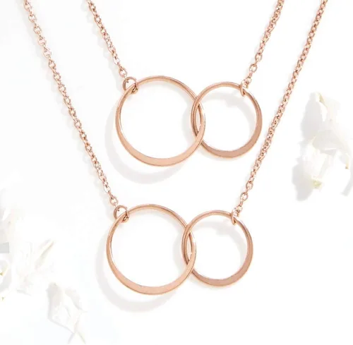 Vista 2 de Dear Ava Collar de regalo para mujeres y niñas, colgante de joyería moderna ajustable, idea de regalo de amor para ella con tarjeta sincera, regalos