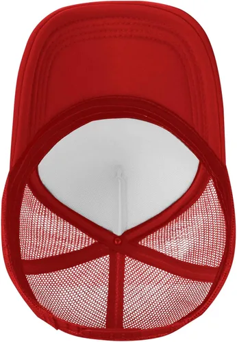 Vista 5 de Cuchiaio Pizza Hat Trucker Hat Baseball Cap Dad Hat Mesh Cap Birthday Gift Adjustable Size Red