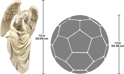 Vista 7 de Design Toscano Estatua de ángel gracia extendida