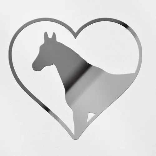 Vista 19 de Calcomanías transparentes de corazón de caballo 2 (azul azul) calcomanías de vinilo impermeables de primera calidad para laptop, accesorio