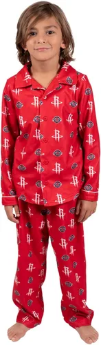 Vista 23 de Ultra Game Conjunto de pijama juvenil oficial de la NBA de 2 piezas súper suaves con botones