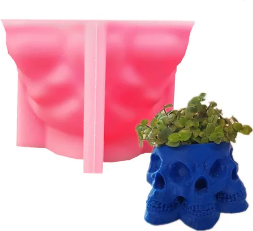 Vista 9 de Moldes de cemento para macetas, moldes de silicona para plantas, molde para portavelas, molde de resina epoxi, caja de almacenamiento de joyería