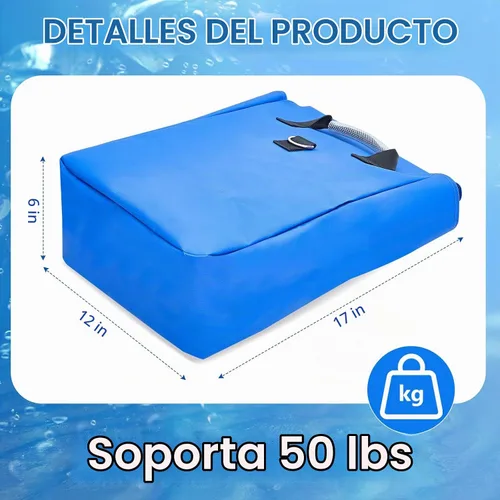 Vista 2 de Simgoing 8 bolsas de arena de vinilo para casa de rebote, accesorios para casa de rebote, bolsa de arena para soporte y anclaje, inflables, tiendas