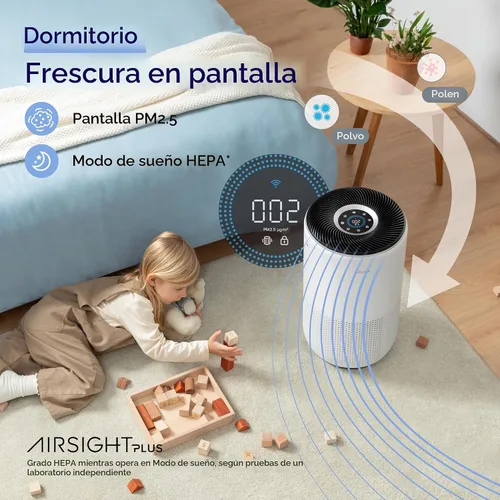 Vista 3 de LEVOIT Purificadores de aire inteligentes para el hogar habitación grande