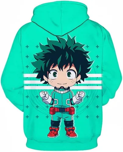 Vista 2 de CHLOBLOM Sudadera con capucha y estampado 3D de anime para cosplay