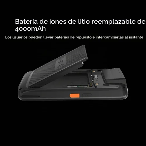 Vista 6 de Vanquisher Android 15 Escáner de código de barras portátil RD50T, 4GB+128GB PDA empresarial resistente con motor de escaneo de código de barras