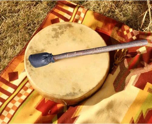 Vista 4 de Shaman Native American Drumbeater/Stick (negro)